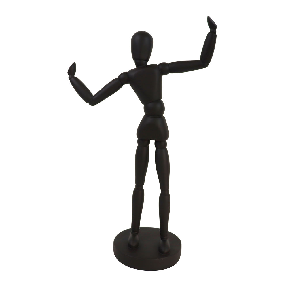 BALLO CORPO.2 ΔΙΑΚΟΣΜΗΤΙΚΟ ΣΩΜΑ 21x10.5x35cm POLYRESIN ΜΑΥΡΟ