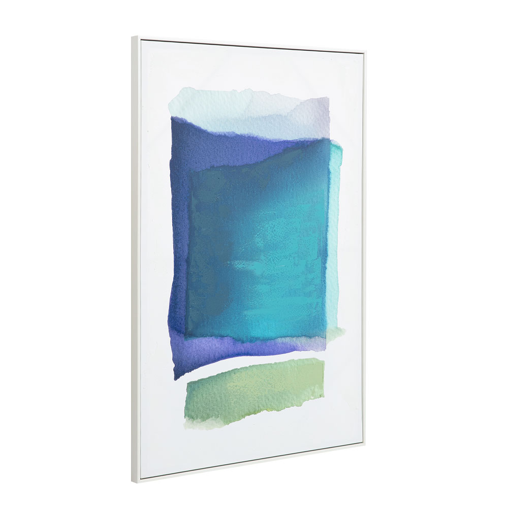 MOTIF MAR A ΠΙΝΑΚΑΣ ΔΙΑΚΟΣΜΗΤΙΚΟΣ ΜΕ ΚΟΡΝΙΖΑ 80x120x4cm ΚΑΜΒΑΣ ΠΟΛΥΧΡΩΜΟ ΞΥΛΟ ΑΣΠΡΟ - Image 3