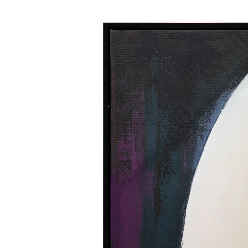 DONNA SOGNA ΠΙΝΑΚΑΣ ΔΙΑΚΟΣΜΗΤΙΚΟΣ ΜΕ ΚΟΡΝΙΖΑ 90x120x4cm ΚΑΜΒΑΣ ΠΟΛΥΧΡΩΜΟ ΞΥΛΟ ΜΑΥΡΟ - Image 4