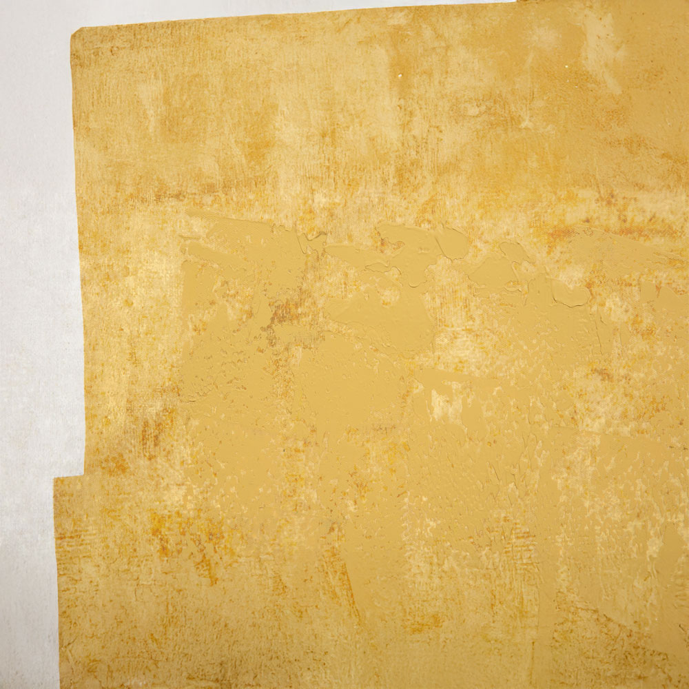 DUE MONDI ΠΙΝΑΚΑΣ ΔΙΑΚΟΣΜΗΤΙΚΟΣ ΜΕ ΚΟΡΝΙΖΑ 90x120x4cm ΚΑΜΒΑΣ ΜΠΕΖ ΜΟΥΣΤΑΡΔΙ ΞΥΛΟ ΜΑΥΡΟ - Image 5