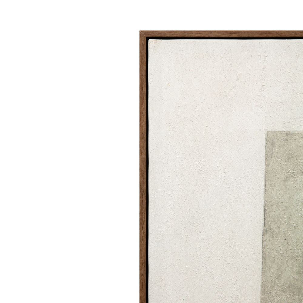LINEAR ΠΙΝΑΚΑΣ ΔΙΑΚΟΣΜΗΤΙΚΟΣ ΜΕ ΚΟΡΝΙΖΑ 90x120x4cm ΚΑΜΒΑΣ ΜΠΕΖ ΓΚΡΙ ΜΑΥΡΟ ΞΥΛΟ ΦΥΣΙΚΟ - Image 4