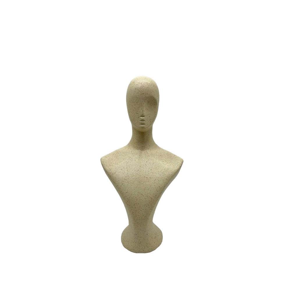 SILOU ΔΙΑΚΟΣΜΗΤΙΚΟ ΦΙΓΟΥΡΑ 17.3x13.3x33.4cm POLYRESIN ΜΠΕΖ