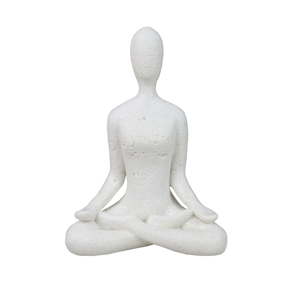 MORPH II ΔΙΑΚΟΣΜΗΤΙΚΟ ΣΩΜΑ 13x7.5x17.5cm RESIN ΑΣΠΡΟ