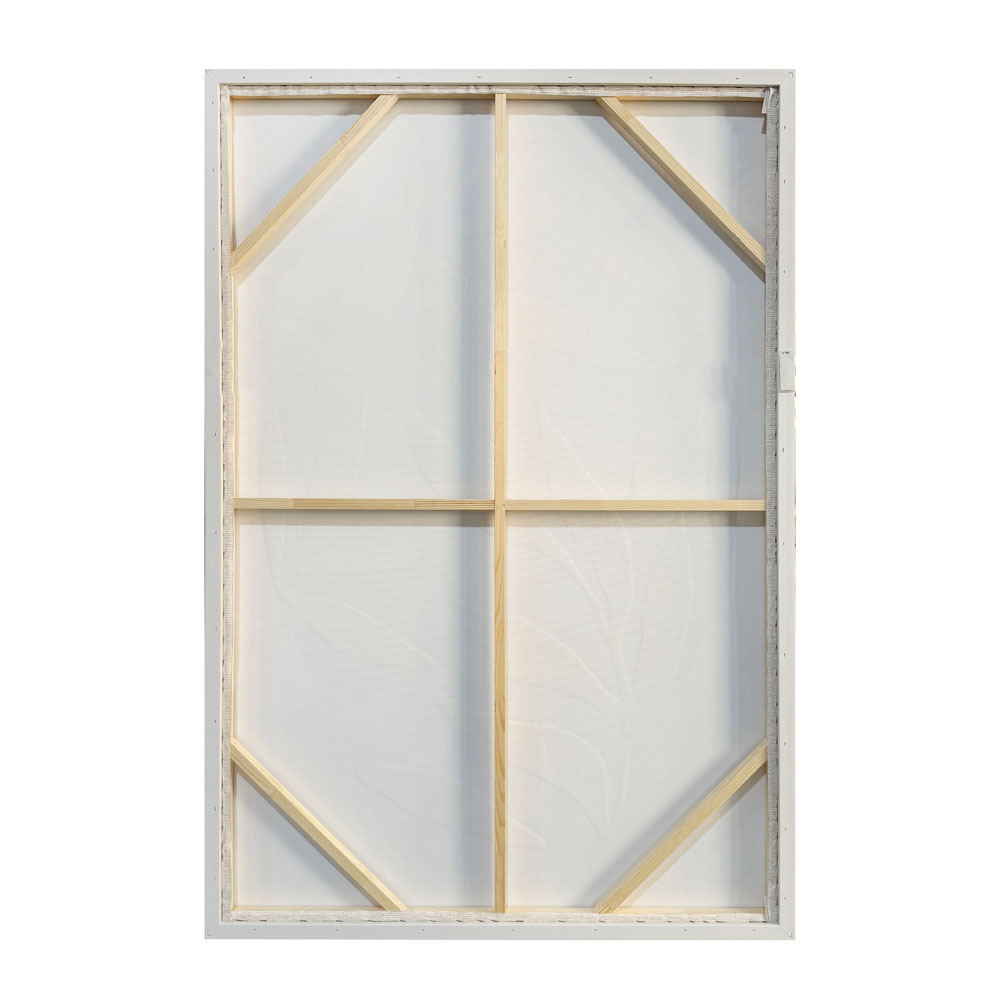 HUSK ΠΙΝΑΚΑΣ ΔΙΑΚΟΣΜΗΤΙΚΟΣ ΜΕ ΚΟΡΝΙΖΑ 80x120x4cm ΚΑΜΒΑΣ ΜΠΕΖ ΛΕΥΚΟ PS - Image 5