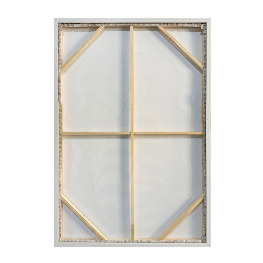 WHEAT ΠΙΝΑΚΑΣ ΔΙΑΚΟΣΜΗΤΙΚΟΣ ΜΕ ΚΟΡΝΙΖΑ 80x120x4cm ΚΑΜΒΑΣ ΜΠΕΖ ΛΕΥΚΟ PS - Image 5