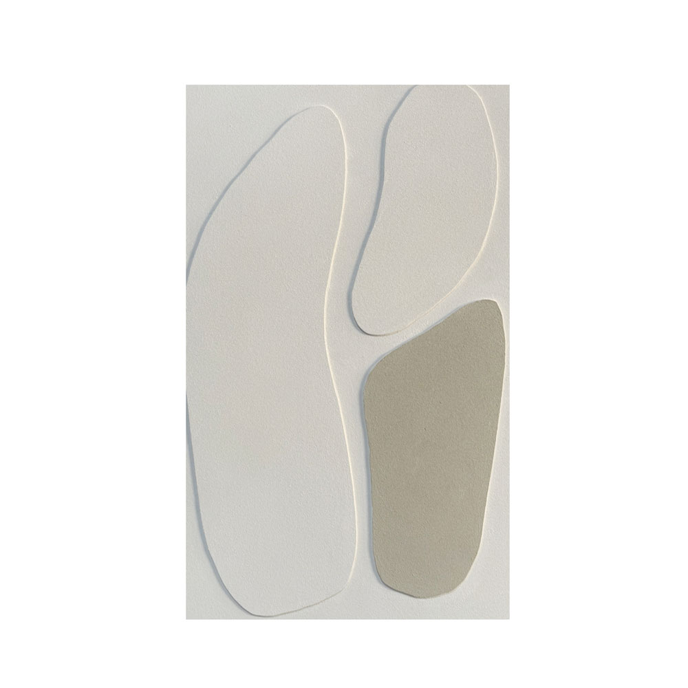 RHYTHM A ΠΙΝΑΚΑΣ ΔΙΑΚΟΣΜΗΤΙΚΟΣ ΜΕ ΚΟΡΝΙΖΑ 80x120x4cm ΚΑΜΒΑΣ ΜΠΕΖ ΛΕΥΚΟ PS - Image 3