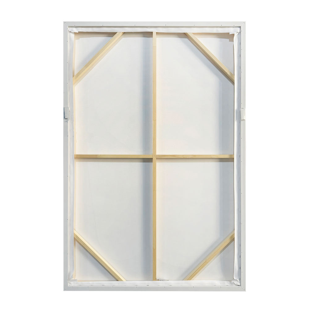 RHYTHM A ΠΙΝΑΚΑΣ ΔΙΑΚΟΣΜΗΤΙΚΟΣ ΜΕ ΚΟΡΝΙΖΑ 80x120x4cm ΚΑΜΒΑΣ ΜΠΕΖ ΛΕΥΚΟ PS - Image 5