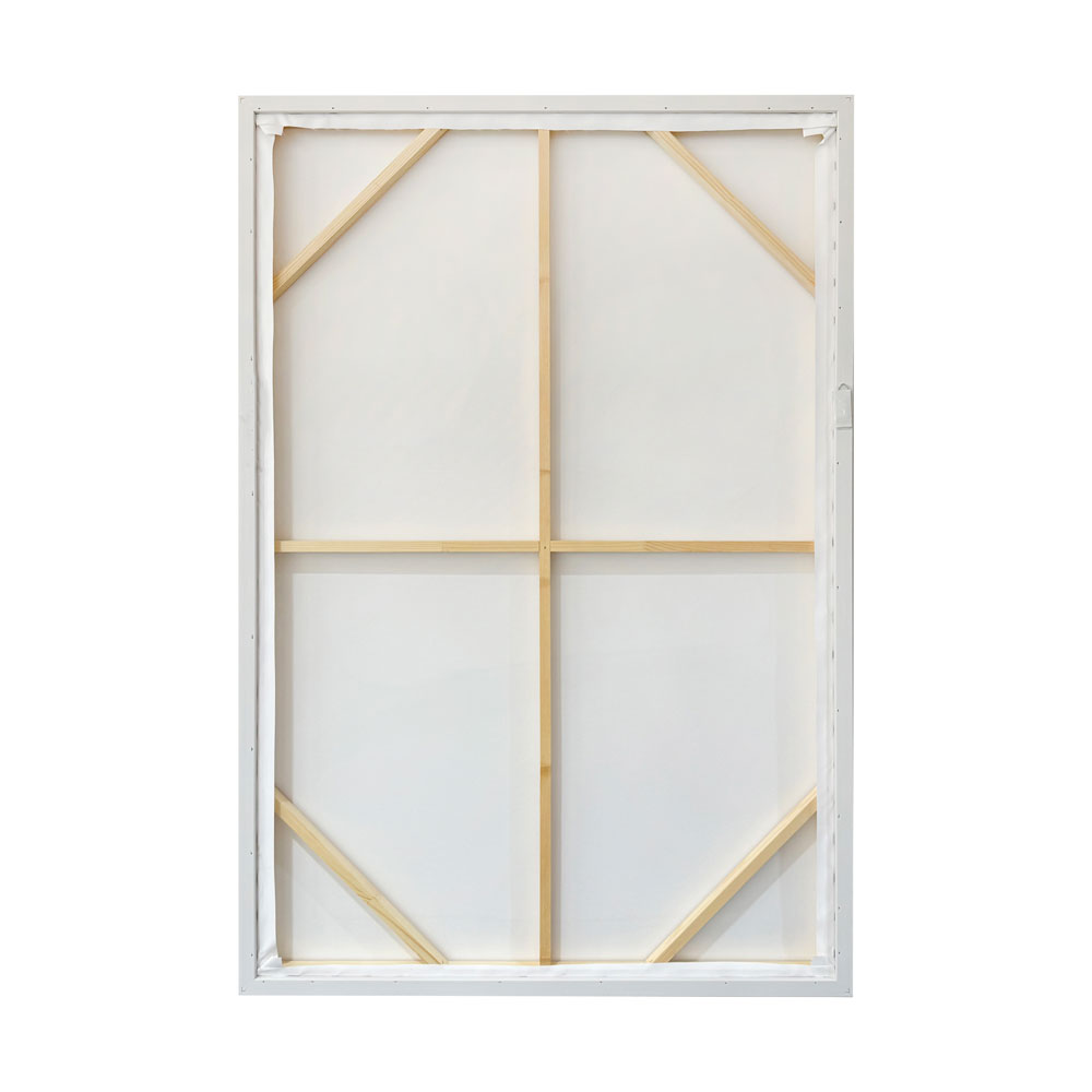 RHYTHM B ΠΙΝΑΚΑΣ ΔΙΑΚΟΣΜΗΤΙΚΟΣ ΜΕ ΚΟΡΝΙΖΑ 80x120x4cm ΚΑΜΒΑΣ ΜΠΕΖ ΛΕΥΚΟ PS - Image 5