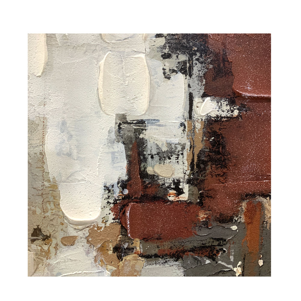 OMBRA I ΠΙΝΑΚΑΣ ΔΙΑΚΟΣΜΗΤΙΚΟΣ ΜΕ ΚΟΡΝΙΖΑ 82.6x4.3x82.6cm ΚΑΜΒΑΣ ΠΟΛΥΧΡΩΜΟ PS - Image 2