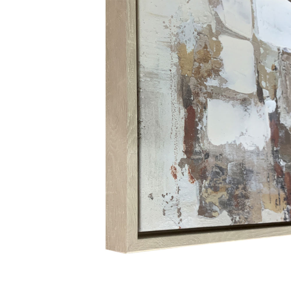 OMBRA I ΠΙΝΑΚΑΣ ΔΙΑΚΟΣΜΗΤΙΚΟΣ ΜΕ ΚΟΡΝΙΖΑ 82.6x4.3x82.6cm ΚΑΜΒΑΣ ΠΟΛΥΧΡΩΜΟ PS - Image 3