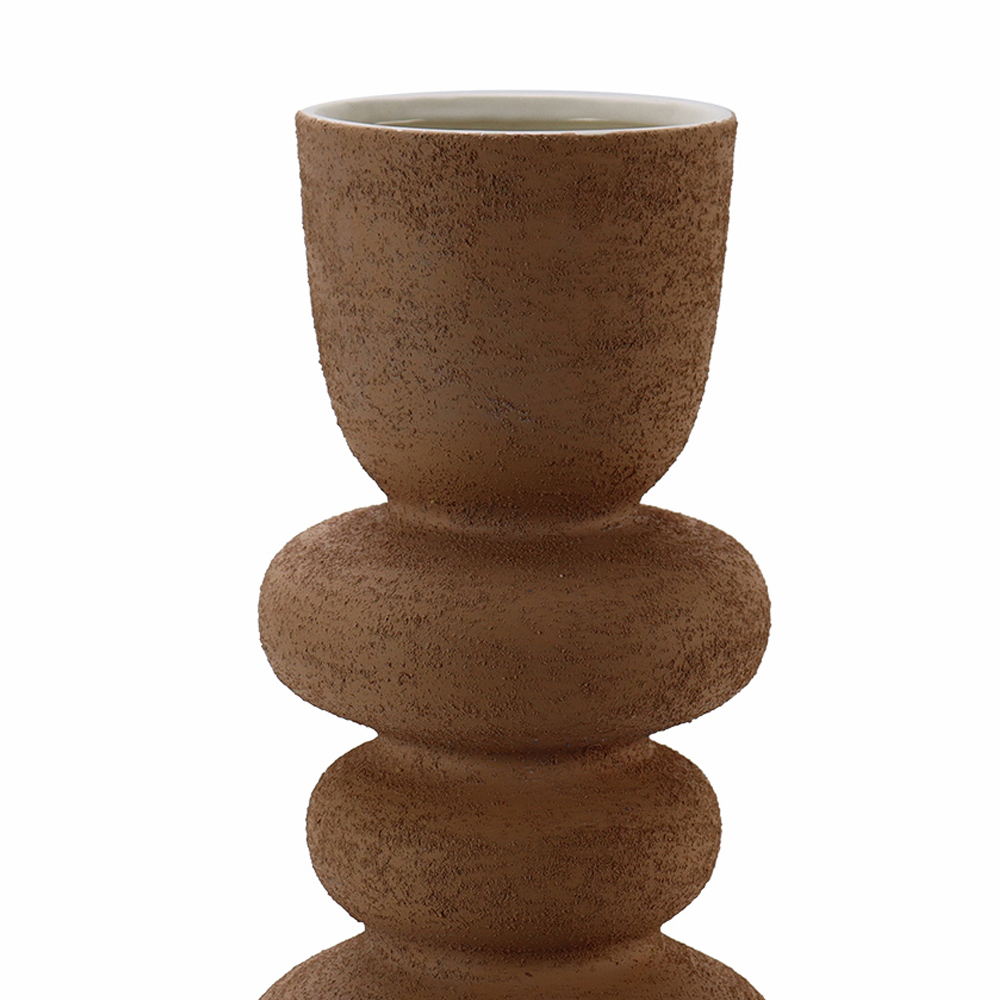 ZIRA ΒΑΖΟ 16.5x16.5x41cm ΚΕΡΑΜΙΚΟ TERRACOTTA - Image 2