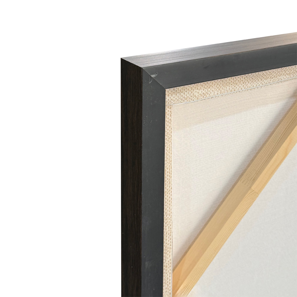 PLIS ΠΙΝΑΚΑΣ ΔΙΑΚΟΣΜΗΣΗΣ 80x80x4cm ΚΑΜΒΑΣ ΜΠΕΖ ΚΑΦΕ ΣΚΟΥΡΟ ΞΥΛΟ - Image 4