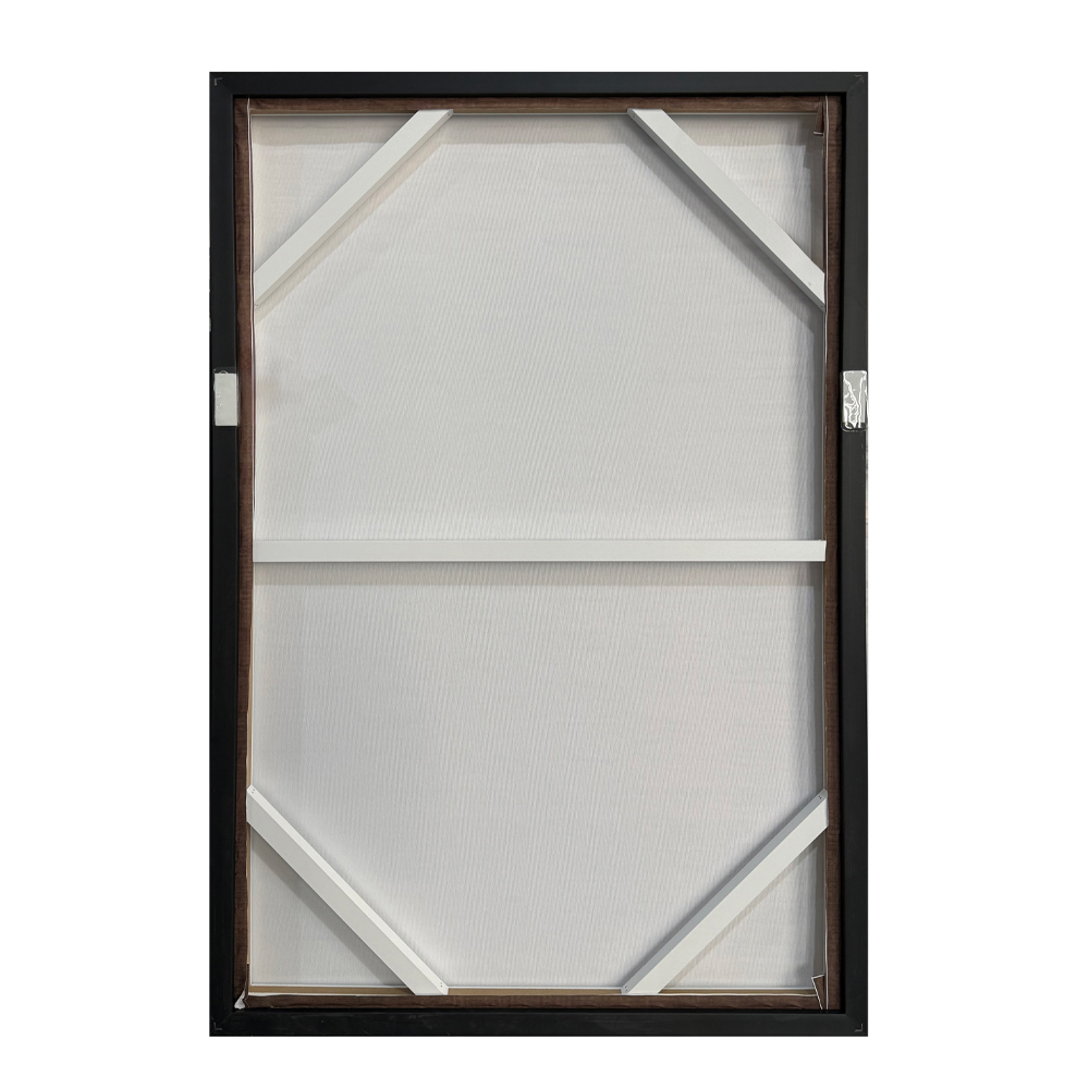 PLOW ΠΙΝΑΚΑΣ ΔΙΑΚΟΣΜΗΣΗΣ 60x90x4cm ΚΑΜΒΑΣ ΚΑΦΕ ΣΚΟΥΡΟ MDF - Image 5