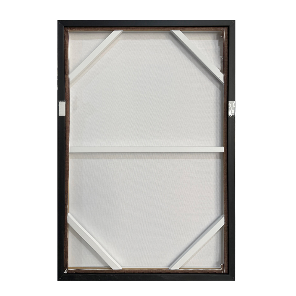 PLOW ΠΙΝΑΚΑΣ ΔΙΑΚΟΣΜΗΣΗΣ 60x90x4cm ΚΑΜΒΑΣ ΚΑΦΕ ΣΚΟΥΡΟ MDF - Image 5