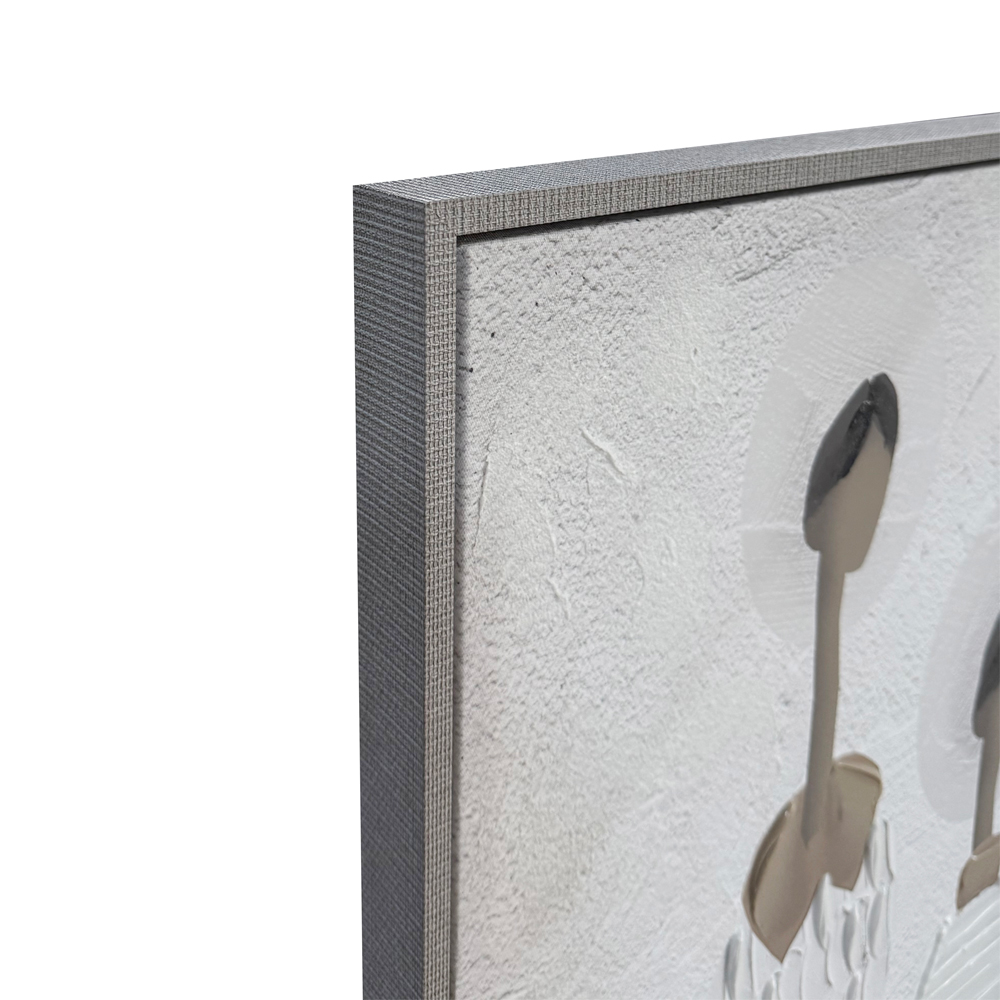 TRINITY ΠΙΝΑΚΑΣ ΔΙΑΚΟΣΜΗΣΗΣ 80x120x4cm ΚΑΜΒΑΣ OFF WHITE STONE GREY ΞΥΛΟ ΚΑΦΕ ΑΝΟΙΧΤΟ - Image 4