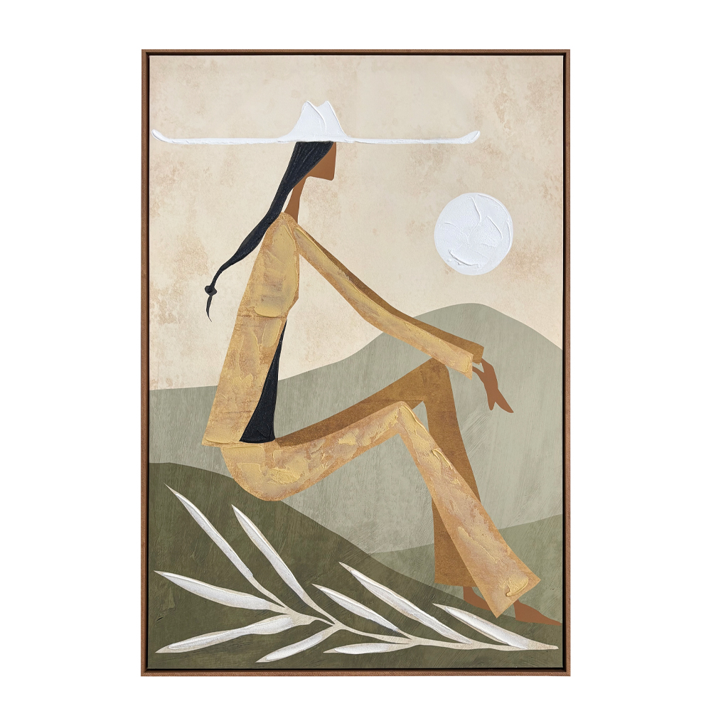 ELYSIA ΠΙΝΑΚΑΣ ΔΙΑΚΟΣΜΗΣΗΣ 80x120x4cm ΚΑΜΒΑΣ ΠΟΛΥΧΡΩΜΟ ΞΥΛΟ