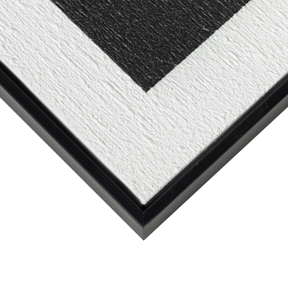 CONTRAST ΠΙΝΑΚΑΣ ΔΙΑΚΟΣΜΗΣΗΣ 60x80x3.2cm ΚΑΜΒΑΣ ΑΣΠΡΟ ΜΑΥΡΟ MDF ΜΑΥΡΟ - Image 3