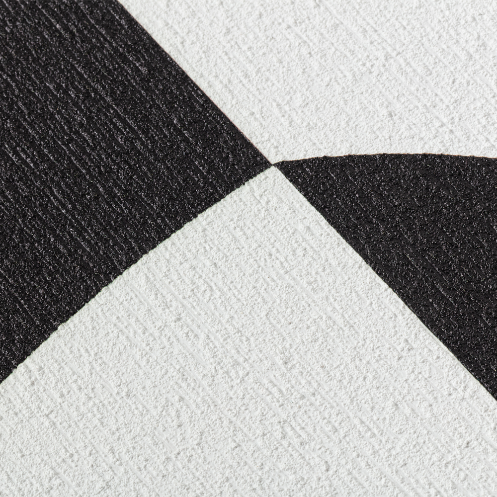 CONTRAST ΠΙΝΑΚΑΣ ΔΙΑΚΟΣΜΗΣΗΣ 60x80x3.2cm ΚΑΜΒΑΣ ΑΣΠΡΟ ΜΑΥΡΟ MDF ΜΑΥΡΟ - Image 2