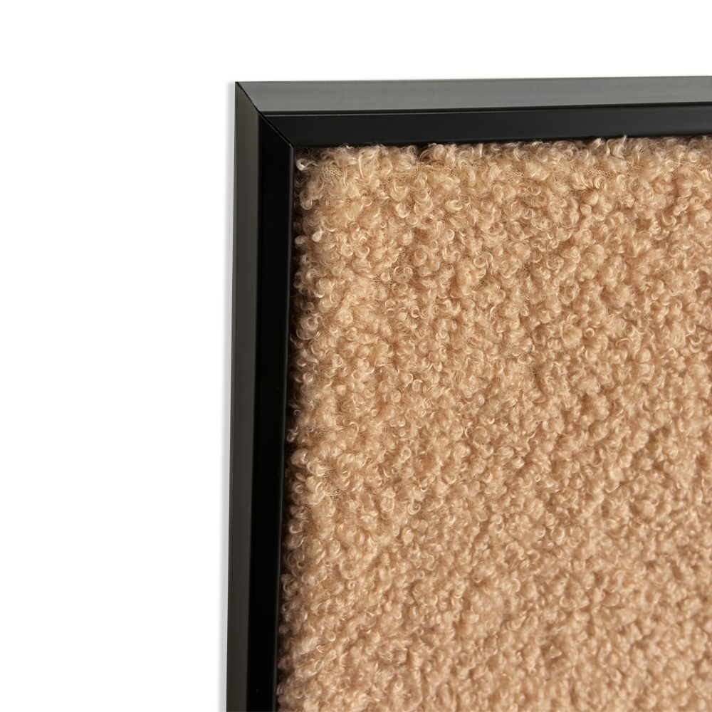 FIBRA ΠΙΝΑΚΑΣ ΔΙΑΚΟΣΜΗΣΗΣ ΜΕ ΚΟΡΝΙΖΑ 80x120x3cm ΚΑΜΒΑΣ ΠΟΛΥΧΡΩΜΟ ΣΧΟΙΝΙ ΜΑΥΡΟ - Image 3