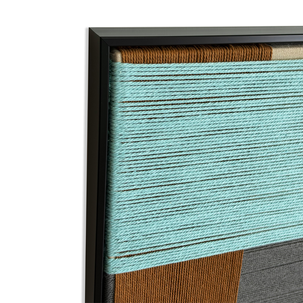 DASH ΠΙΝΑΚΑΣ ΔΙΑΚΟΣΜΗΣΗΣ ΜΕ ΚΟΡΝΙΖΑ 80x120x3cm ΚΑΜΒΑΣ ΠΟΛΥΧΡΩΜΟ ΣΧΟΙΝΙ ΜΑΥΡΟ - Image 3