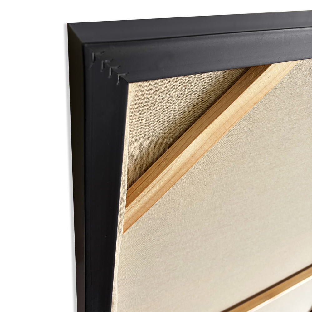 DASH ΠΙΝΑΚΑΣ ΔΙΑΚΟΣΜΗΣΗΣ ΜΕ ΚΟΡΝΙΖΑ 80x120x3cm ΚΑΜΒΑΣ ΠΟΛΥΧΡΩΜΟ ΣΧΟΙΝΙ ΜΑΥΡΟ - Image 4