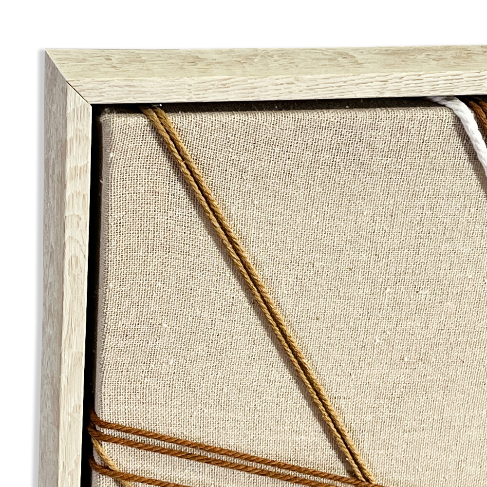 MESH ΠΙΝΑΚΑΣ ΔΙΑΚΟΣΜΗΣΗΣ ΜΕ ΚΟΡΝΙΖΑ 80x120x3cm ΚΑΜΒΑΣ ΠΟΛΥΧΡΩΜΟ ΣΧΟΙΝΙ ΦΥΣΙΚΟ - Image 3