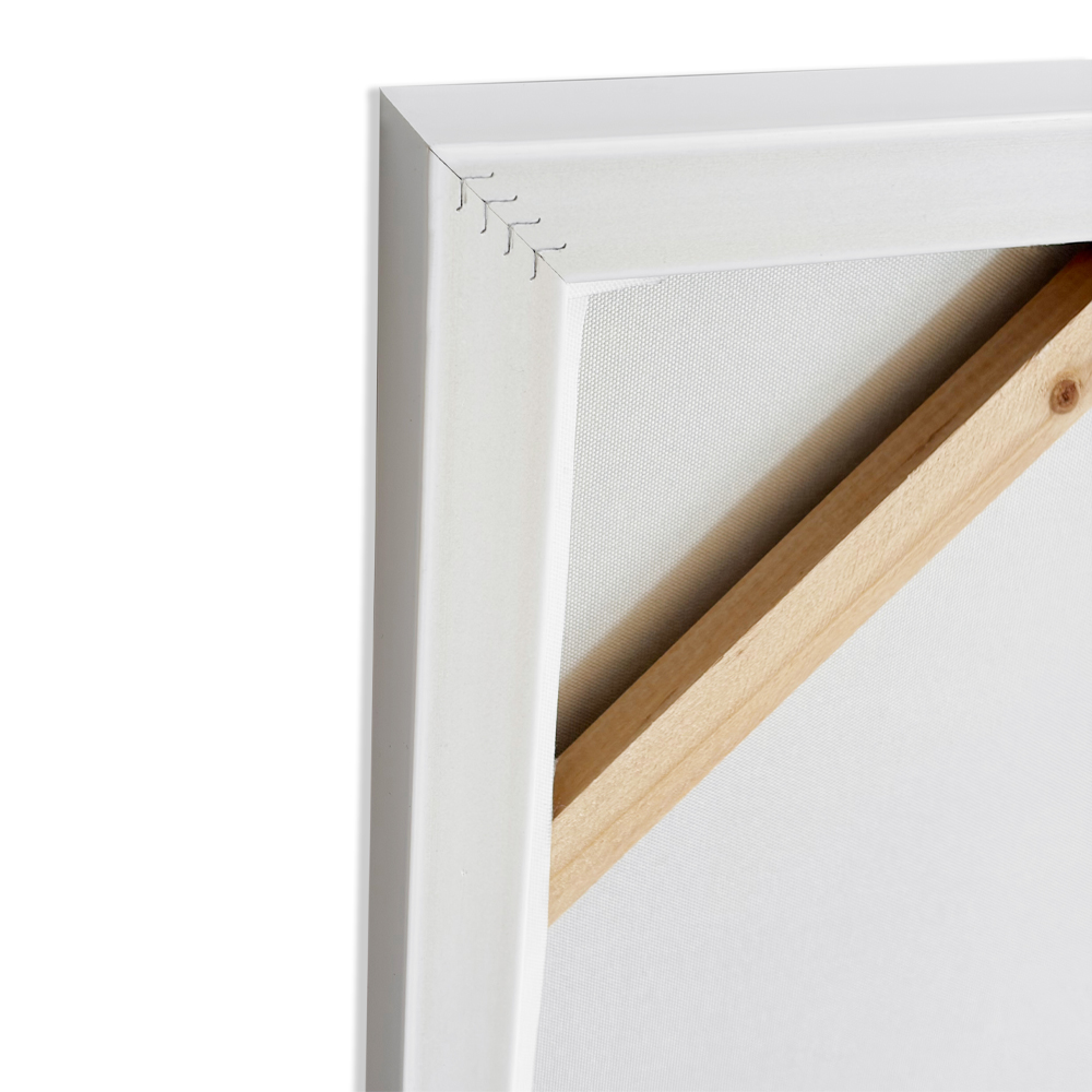 HAZE ΠΙΝΑΚΑΣ ΔΙΑΚΟΣΜΗΣΗΣ ΜΕ ΚΟΡΝΙΖΑ 80x120x3cm ΚΑΜΒΑΣ ΜΠΕΖ ΛΕΥΚΟ ΛΕΥΚΟ - Image 4
