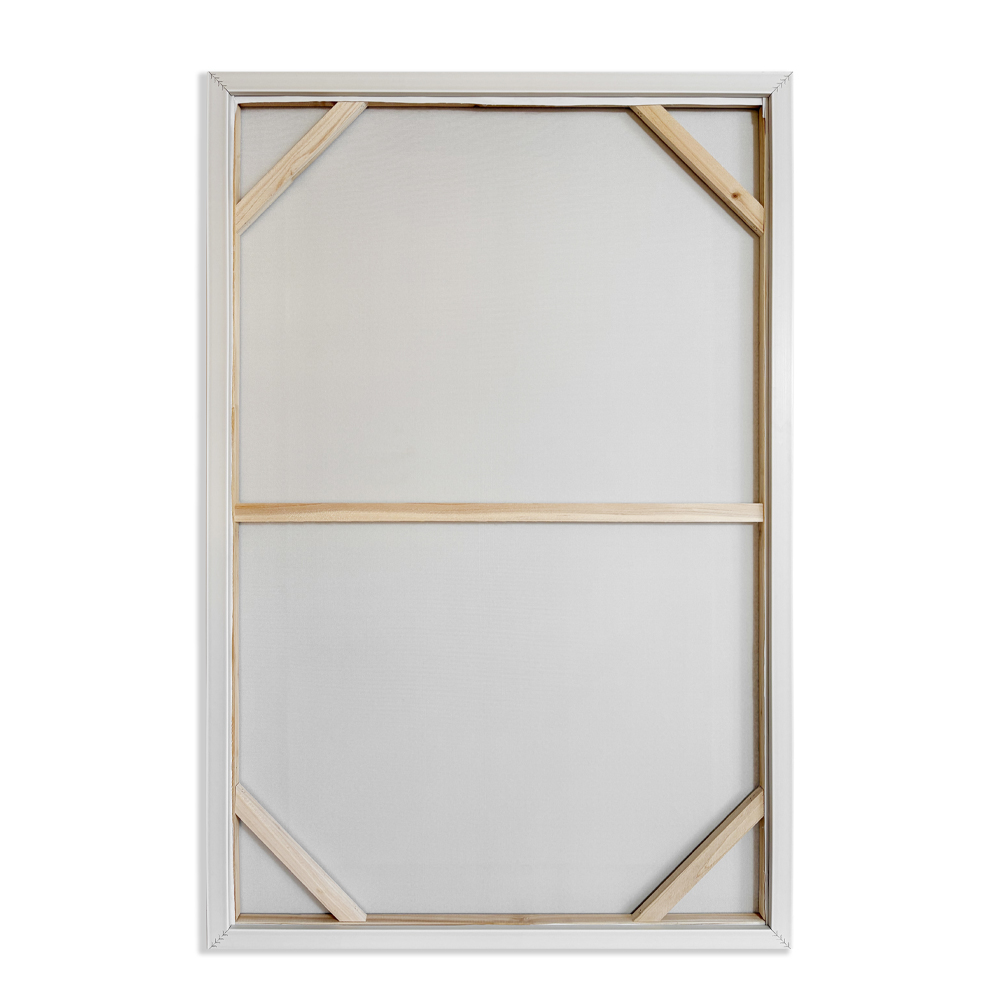 HAZE ΠΙΝΑΚΑΣ ΔΙΑΚΟΣΜΗΣΗΣ ΜΕ ΚΟΡΝΙΖΑ 80x120x3cm ΚΑΜΒΑΣ ΜΠΕΖ ΛΕΥΚΟ ΛΕΥΚΟ - Image 5