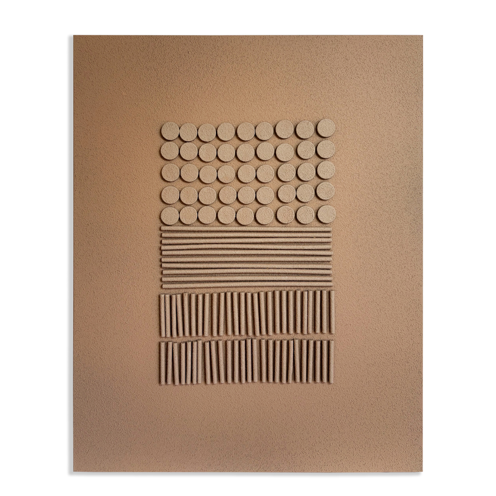 BANDS ΠΙΝΑΚΑΣ ΔΙΑΚΟΣΜΗΣΗΣ ΜΕ ΚΟΡΝΙΖΑ 80x100x3cm ΚΑΜΒΑΣ ΚΑΦΕ ΑΝΟΙΧΤΟ ΜΠΕΖ