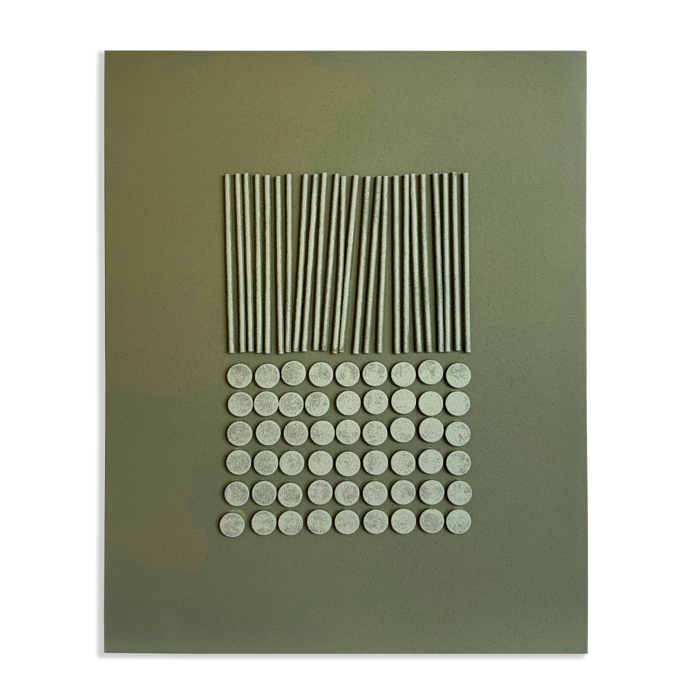 BANDS ΠΙΝΑΚΑΣ ΔΙΑΚΟΣΜΗΣΗΣ 80x100x3cm ΚΑΜΒΑΣ ΛΑΔΙ ΠΡΑΣΙΝΟ