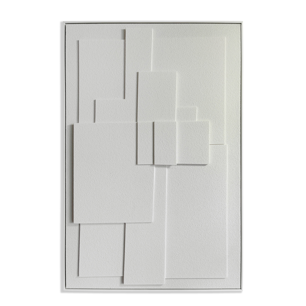 CRUST ΠΙΝΑΚΑΣ ΔΙΑΚΟΣΜΗΣΗΣ ΜΕ ΚΟΡΝΙΖΑ 80x120x3cm ΚΑΜΒΑΣ ΛΕΥΚΟ ΛΕΥΚΟ