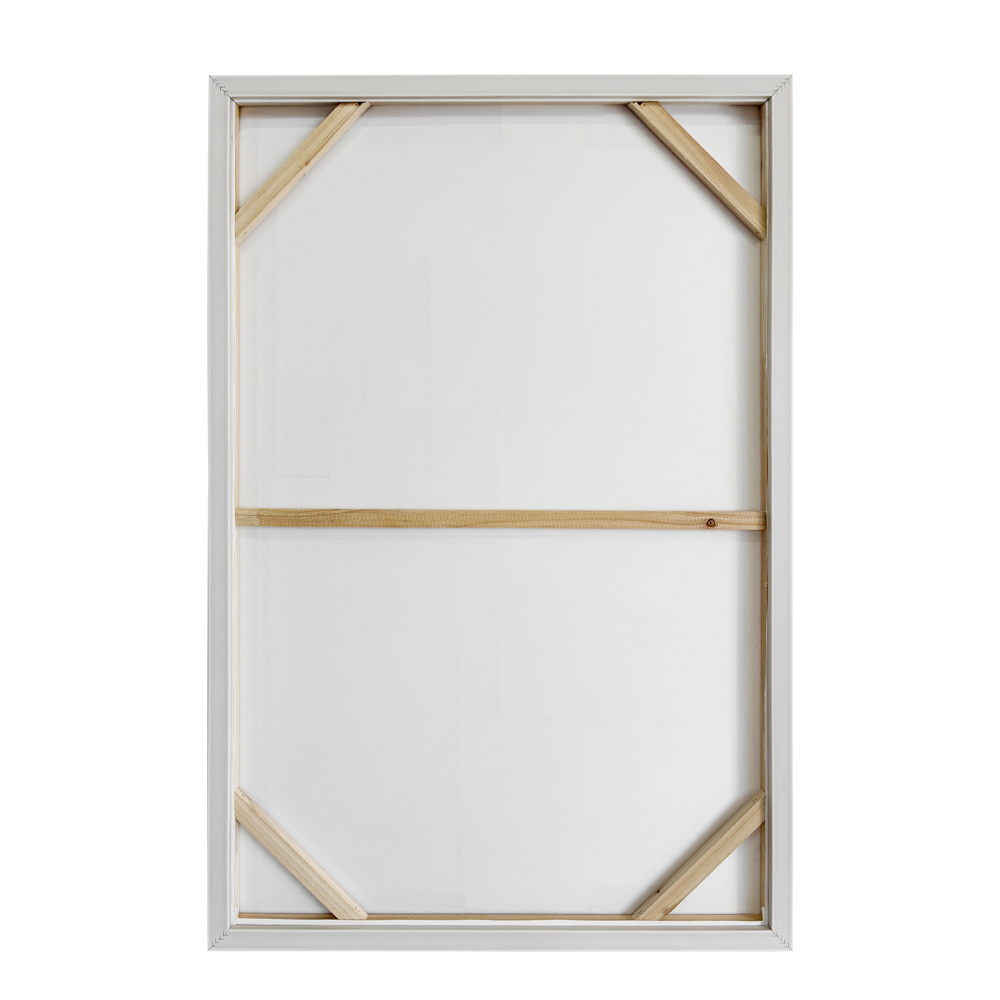 CRUST ΠΙΝΑΚΑΣ ΔΙΑΚΟΣΜΗΣΗΣ ΜΕ ΚΟΡΝΙΖΑ 80x120x3cm ΚΑΜΒΑΣ ΛΕΥΚΟ ΛΕΥΚΟ - Image 5
