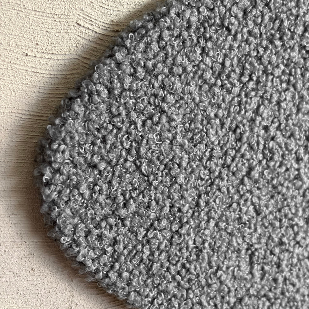 CORE ΠΙΝΑΚΑΣ ΔΙΑΚΟΣΜΗΣΗΣ ΜΕ ΚΟΡΝΙΖΑ 80x120x3cm ΚΑΜΒΑΣ ΜΠΕΖ ΓΚΡΙ ΥΦΑΣΜΑ ΦΥΣΙΚΟ - Image 2
