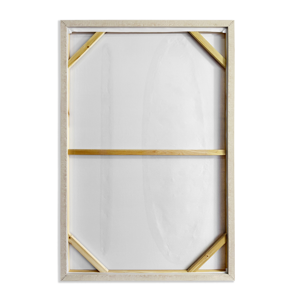 CORE ΠΙΝΑΚΑΣ ΔΙΑΚΟΣΜΗΣΗΣ ΜΕ ΚΟΡΝΙΖΑ 80x120x3cm ΚΑΜΒΑΣ ΜΠΕΖ ΓΚΡΙ ΥΦΑΣΜΑ ΦΥΣΙΚΟ - Image 5