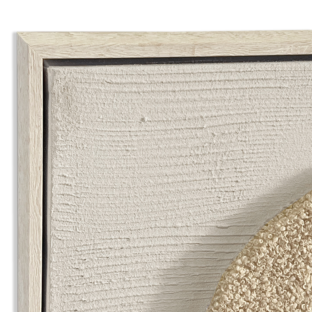 PITS ΠΙΝΑΚΑΣ ΔΙΑΚΟΣΜΗΣΗΣ ΜΕ ΚΟΡΝΙΖΑ 80x120x3cm ΚΑΜΒΑΣ ΜΠΕΖ ΑΝΟΙΧΤΟ ΜΠΕΖ ΥΦΑΣΜΑ ΦΥΣΙΚΟ - Image 3