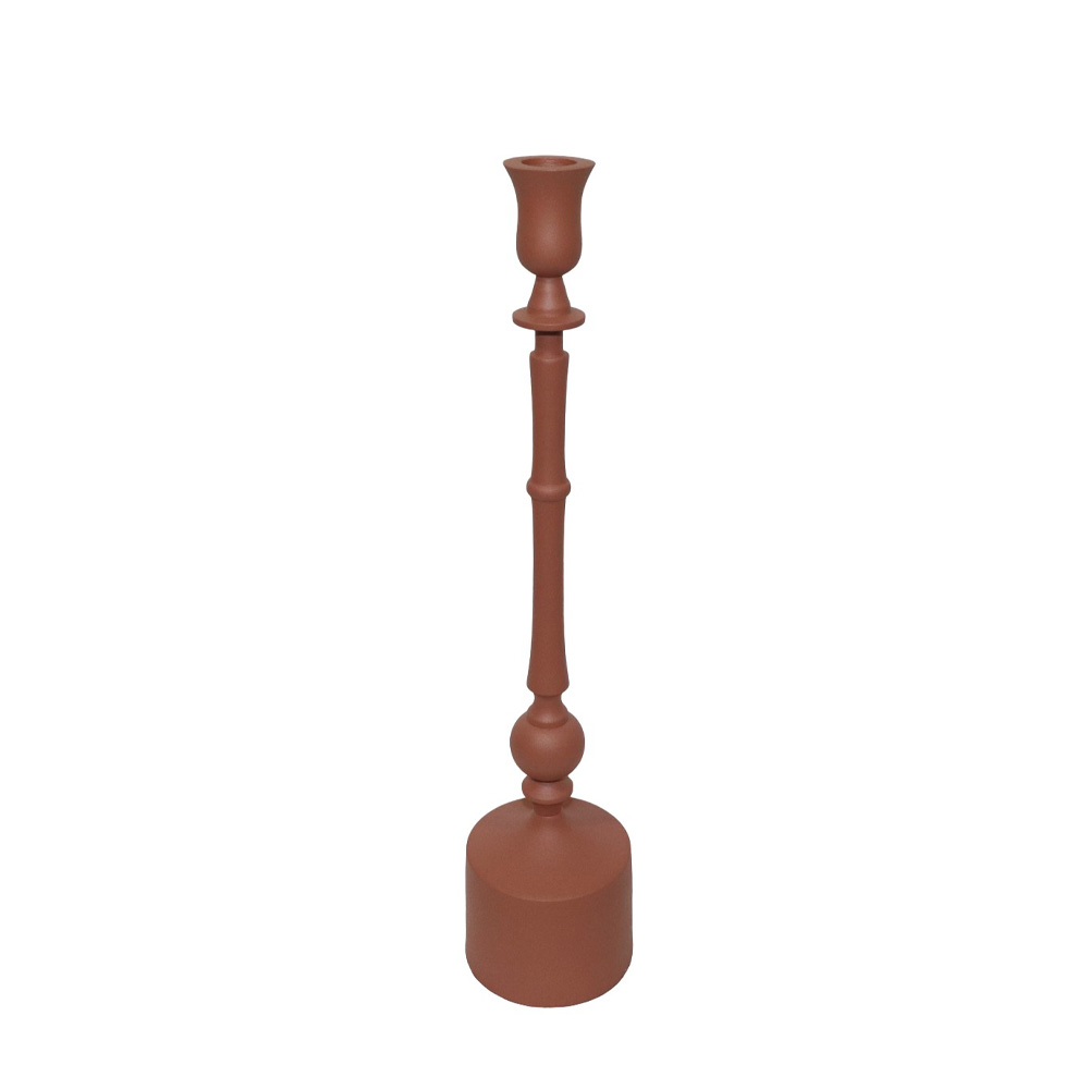 SIDIA ΚΗΡΟΠΗΓΙΟ 9.5x9.5x43cm ΑΛΟΥΜΙΝΙΟ TERRACOTTA