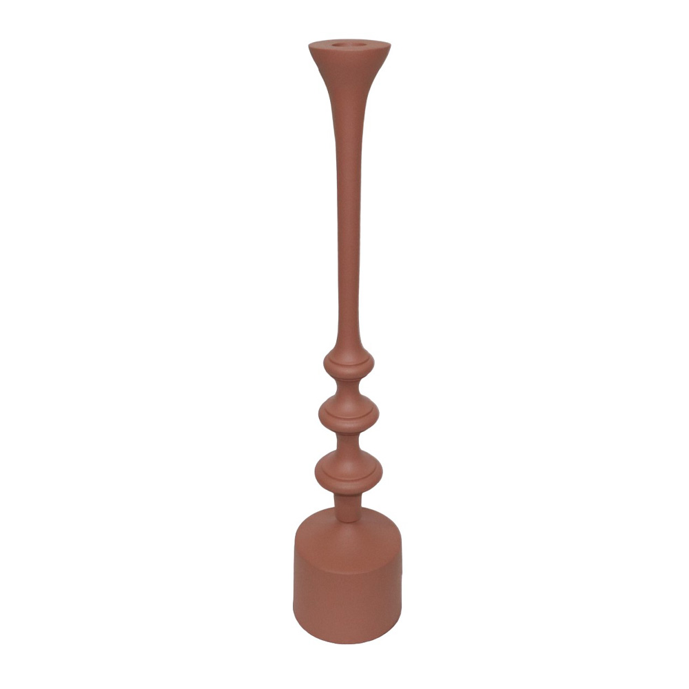 SIDIA ΚΗΡΟΠΗΓΙΟ 9.5x9.5x47.5cm ΑΛΟΥΜΙΝΙΟ TERRACOTTA