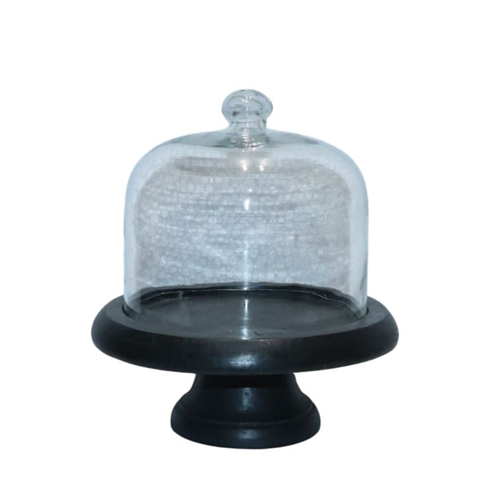 BELLORA ΚΟΥΠ 20x20x27.5cm ΓΥΑΛΙ ΚΑΦΕ ΞΥΛΟ