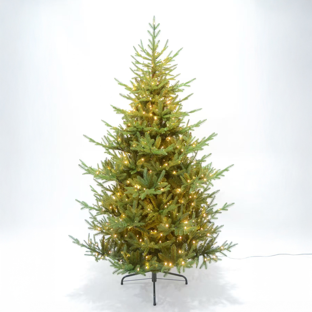 NATALE GLOW ΧΡΙΣΤΟΥΓΕΝΝΙΑΤΙΚΟ ΔΕΝΤΡΟ LED ΦΩΤΑ 155x155x210cm PE/PVC ΠΡΑΣΙΝΟ LED/COPPER