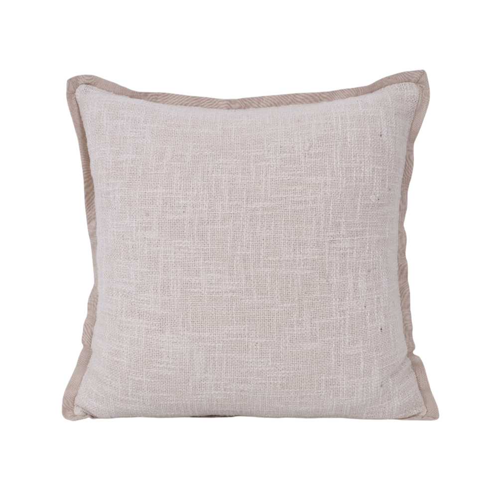 MOSSY ΔΙΑΚΟΣΜΗΤΙΚΟ ΜΑΞΙΛΑΡΙ 45x45cm ΥΦΑΣΜΑ ΜΠΕΖ ΑΝΟΙΧΤΟ PE/PP