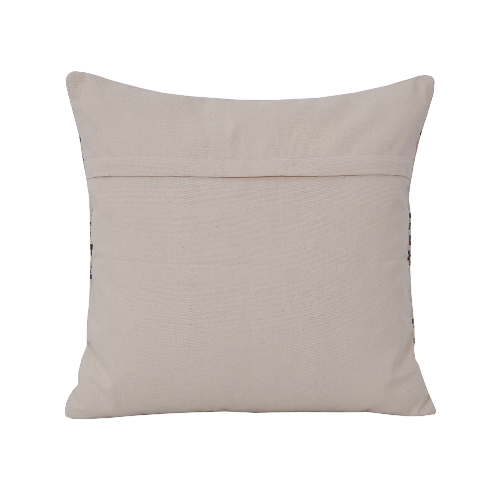 RUNA ΔΙΑΚΟΣΜΗΤΙΚΟ ΜΑΞΙΛΑΡΙ 45x45cm ΥΦΑΣΜΑ ΜΠΕΖ ΚΑΦΕ PE/PP - Image 2