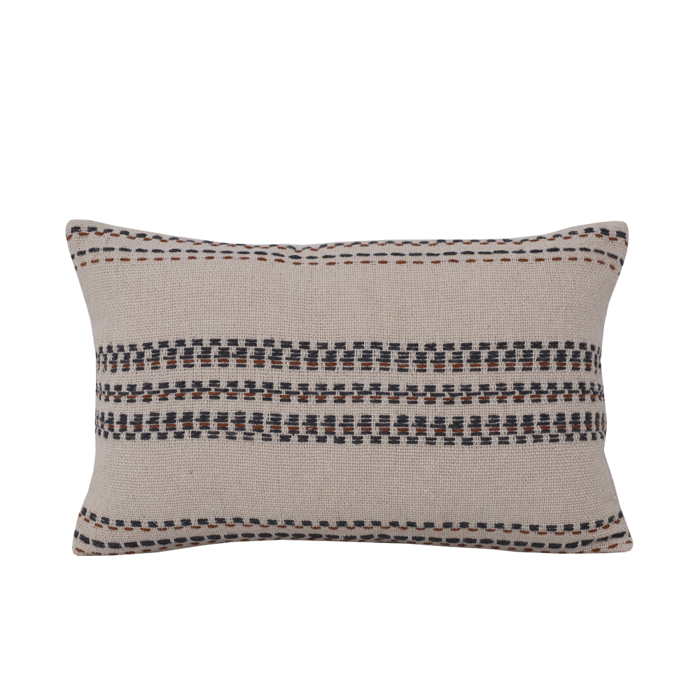 RUNA ΔΙΑΚΟΣΜΗΤΙΚΟ ΜΑΞΙΛΑΡΙ 30x50cm ΥΦΑΣΜΑ ΜΠΕΖ NAVY BLUE PE/PP