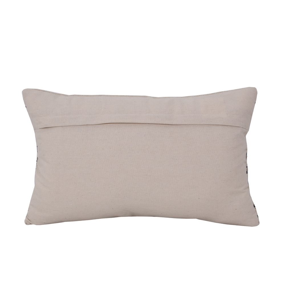 RUNA ΔΙΑΚΟΣΜΗΤΙΚΟ ΜΑΞΙΛΑΡΙ 30x50cm ΥΦΑΣΜΑ ΜΠΕΖ NAVY BLUE PE/PP - Image 2