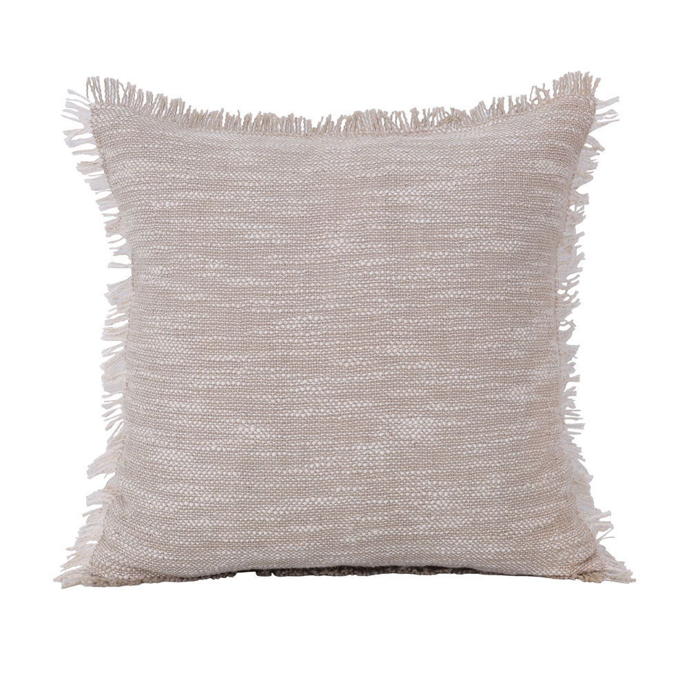 FINESSE ΔΙΑΚΟΣΜΗΤΙΚΟ ΜΑΞΙΛΑΡΙ 45x45cm ΥΦΑΣΜΑ ΜΠΕΖ ΑΝΟΙΧΤΟ PE/PP