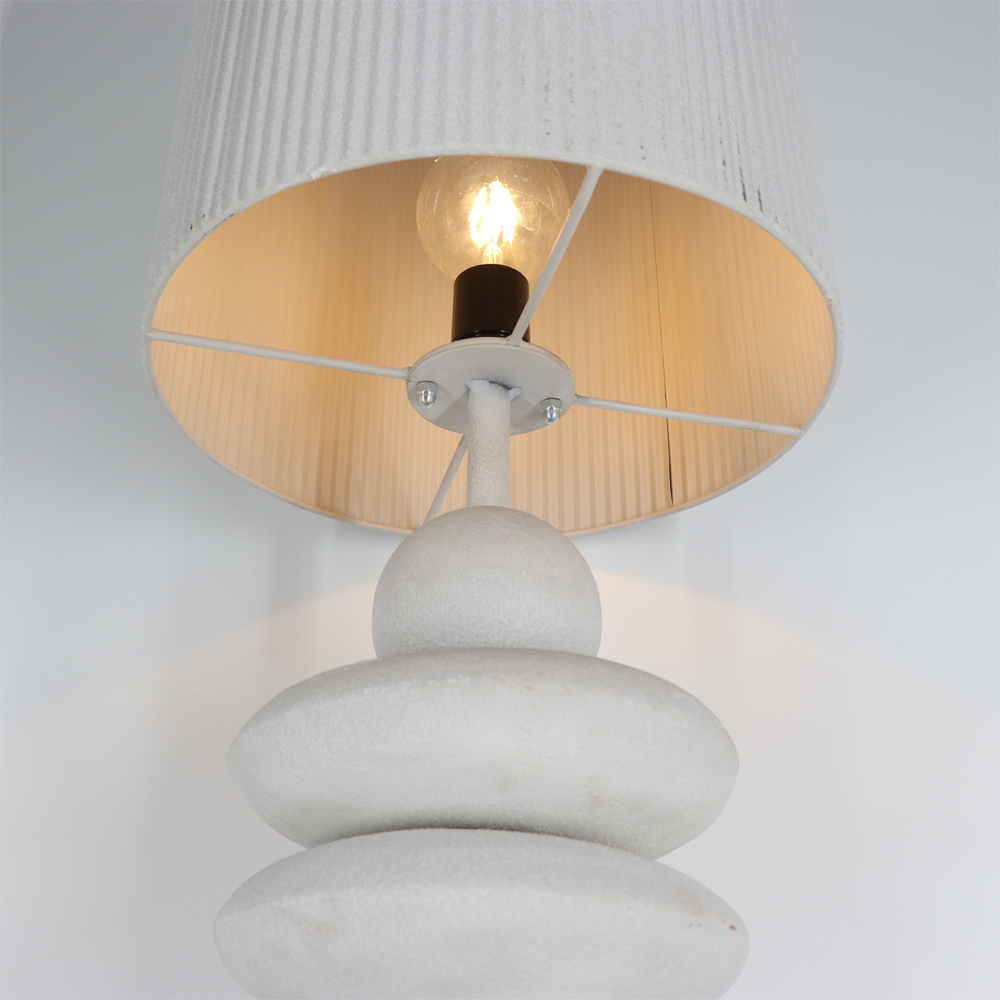 LYN ΦΩΤΙΣΤΙΚΟ ΕΠΙΔΑΠΕΔΙΟ 33x33x156.5cm ΣΙΔΕΡΟ OFF WHITE - Image 4