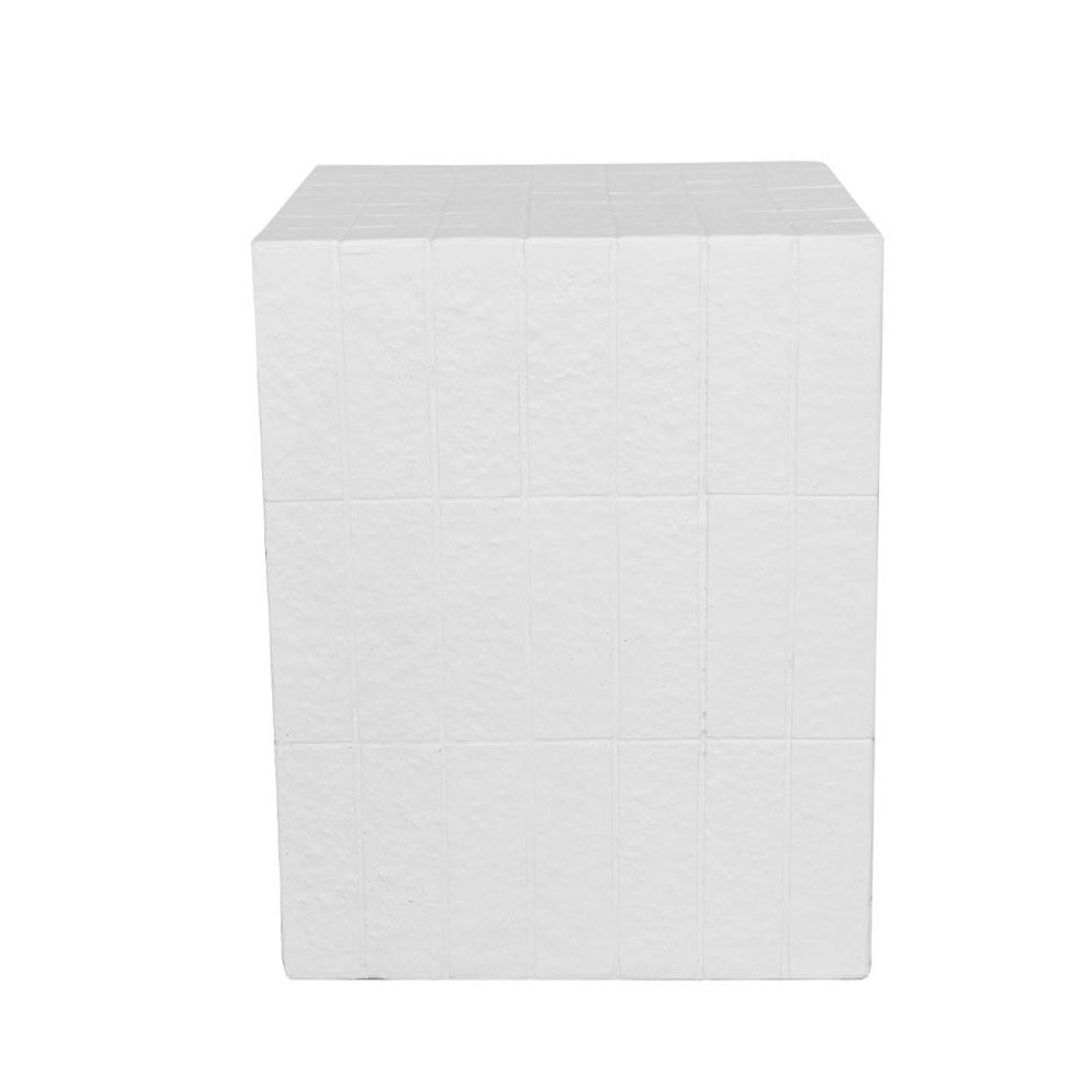 SQUARE SIDE TABLE ΛΕΥΚΟ 36x36x46cm - Image 2