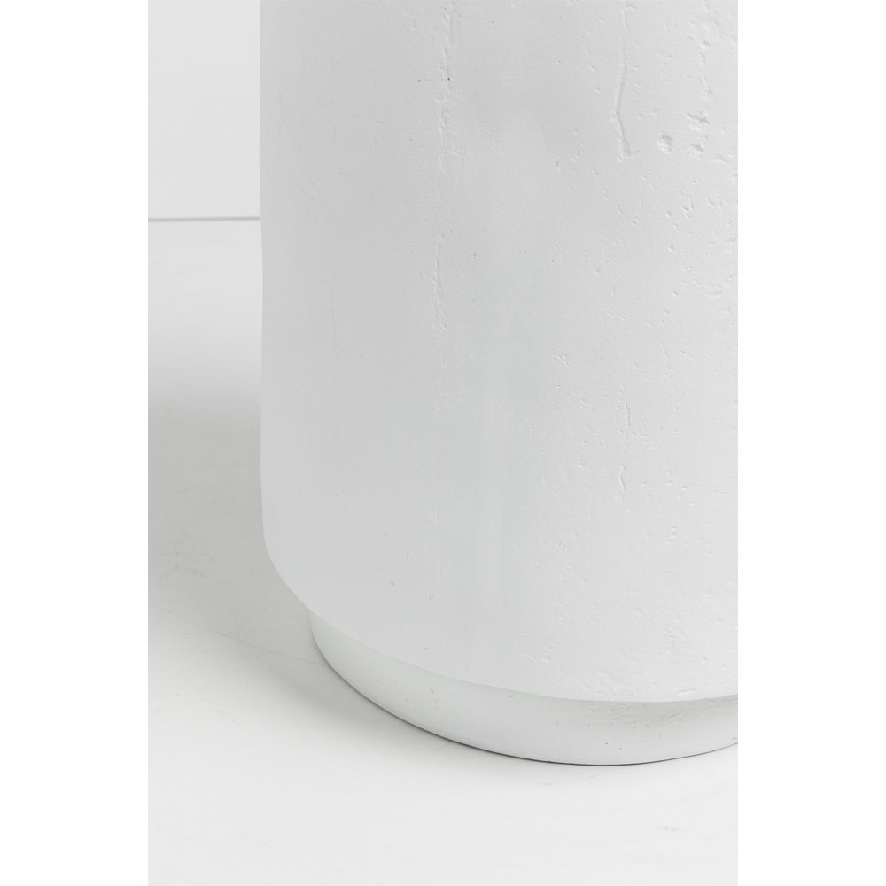 LITHOS ROUND SIDE TABLE ΛΕΥΚΟ 35.5x35.5x45cm - Image 4