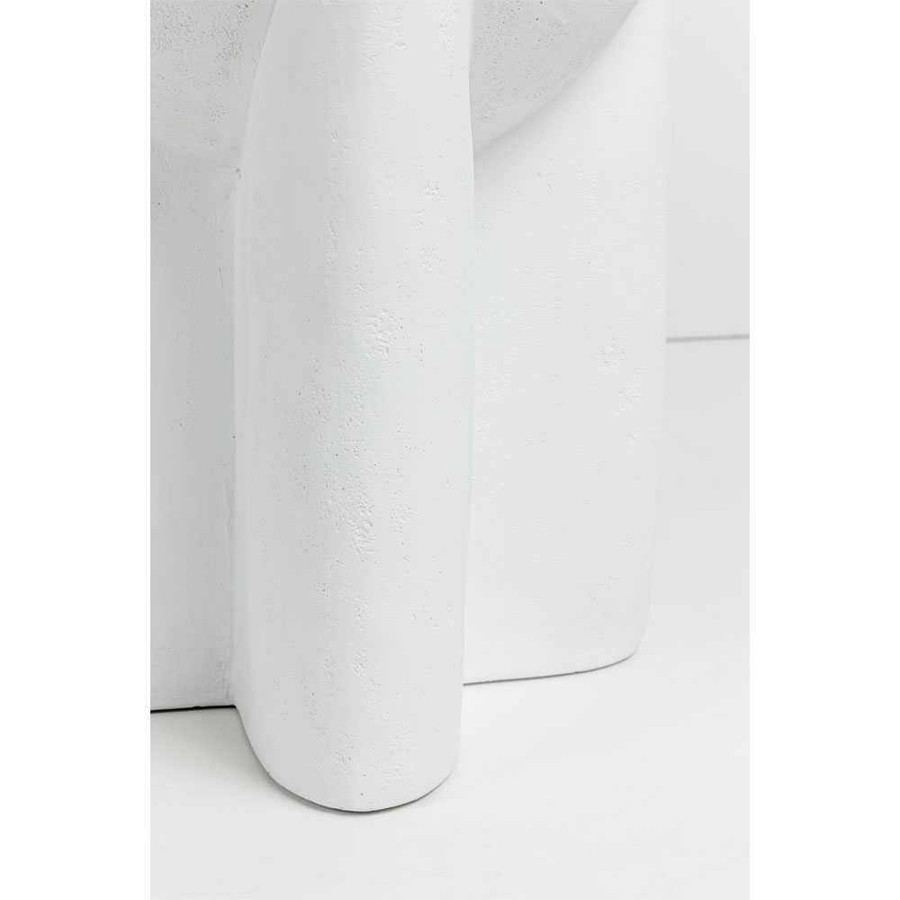 LITHOS HANDLE SIDE TABLE ΛΕΥΚΟ 36.5x36.5x46.5cm - Image 5