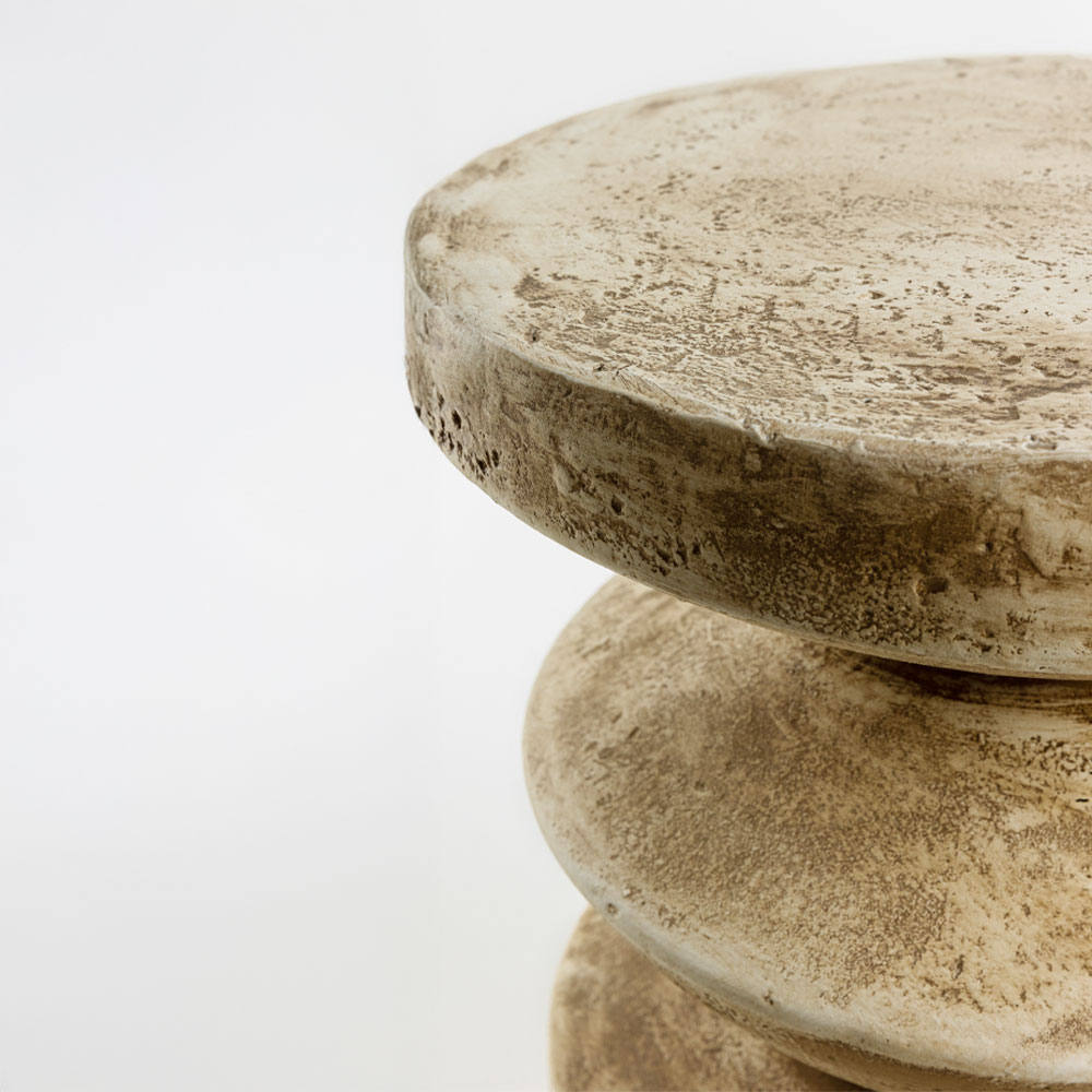 SANDY SIDE TABLE ΚΑΦΕ ΑΝΟΙΧΤΟ 38.5x38.5x51cm - Image 5