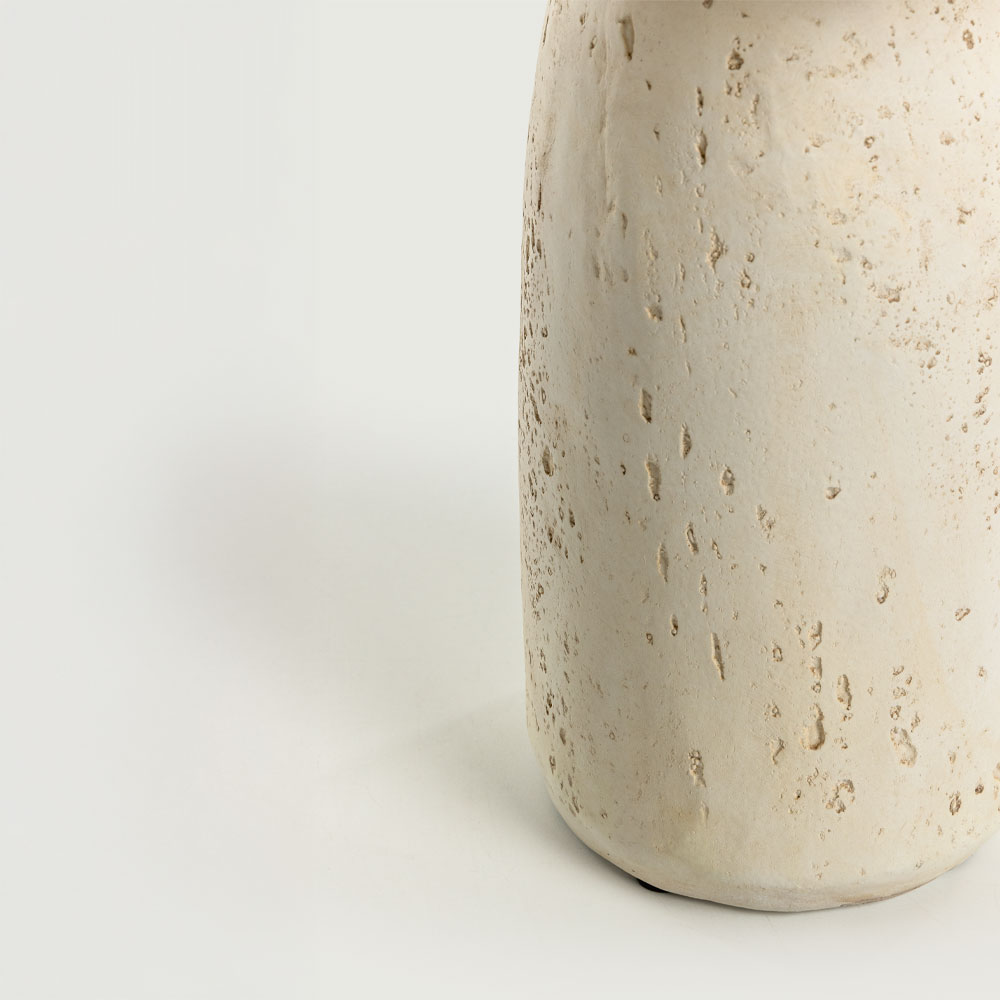 POROS SIDE TABLE BEIGE 40x40x46.3cm - Image 3